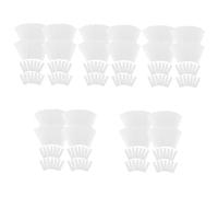 Garneck 10 Juegos Accesorios de polea de Cortina persianas Ventana Vertical Clips para persianas Verticales repuestos para estores Herramientas de reparación de persianas Verticales pompón