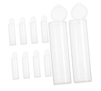 Garneck 10 Piezas Barril Dispensador de Toallitas de Viaje Unidades Contenedor para Guardar Toallitas Tubo de Plástico de Limpieza Artículos Pequeños