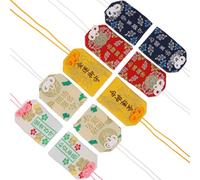 Garneck 10 Piezas de Saquito Japonés Omamori Amuleto de La Suerte Amuleto de La Buena Suerte Encantos para La Salud Educación Profesional Amor Seguridad Riqueza (Estilo Aleatorio)