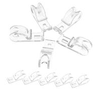 Garneck 10 Piezas Fijación para Pom Transparentes de Guía para Enrollables Resistentes y Duraderos Accesorios Versátiles Paracoración