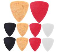 Garneck 10 Púas de Fieltro para Guitarra y Ukelele, No Resbalan ni Marcan, Surtidas en Colores, Obsequio Adecuado para Músicos Instrumentos de Baja Tensión Color Aleatorio