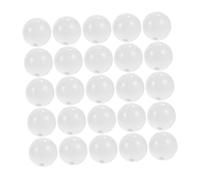 Garneck 100 Piezas accesorios para muñecas Sonajeros para muñecos Accesorios de juguete fabricante de ruido de muñeca redonda campana para inserto de sonajero para hacer ruido el plastico