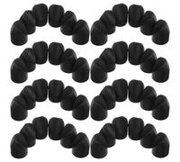 Garneck 100 Piezas Fundas Ajustables para Patas de Silla Tapones Estabilizadores de Plástico Antideslizantes para Tubos Metálicos Protectores para Eventos Hogar y Conferencias