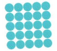 Garneck 100 Piezas Pieza Redonda De Algodon Almohadillas De Recambio Mini Difusor Almohadillas Difusoras Almohadillas Difusoras Portátiles Fibra De Algodón Blue