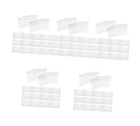 Garneck 100piezas Bolsa De Maquillaje y Estuche De Lápices con Cremallera Bolsa Cosmética y Ligera para Viajes Transparente y Práctica para Almacenamiento De Artículos De Papelería