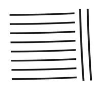 Garneck 10piezas Marcadores De Puntos Laterales Para Diapasón De Guitarra Unidades Puntos De Incrustación De Diapasón Guitarra Instrumentos Musicales