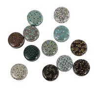 Garneck 12 Latas de Metal Hechas a Mano para Velas Envases Redondos de Hojalata Resistentes al Calor Tamaño Mini Compacto para Velas Artesanales y Bálsamos Ideales para Manualidades y