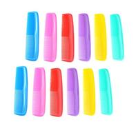 Garneck 12 Peines Mini de Plástico Cabello, Peine Antiestático Dientes Gruesos y Finos, Portátil para Viaje, Peluquería y Uso Diario, Accesorios de Barbería en Colores Color Aleatorio