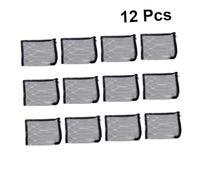 Garneck 12 Piezas Malla de Nylon con Cierre Filtro Reutilizable para Acuarios y Estanques Color Negro de Unidades