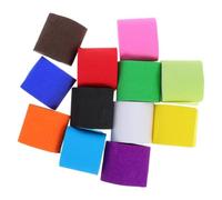 Garneck 12 Rollos Rollo de Papel Crepé Rollos de Serpentinas de Papel Crepé de Colores 4.5x900cm Flexible y Fácil de Moldear Aficionados al DIY Cumpleaños y Proyectos Escolares