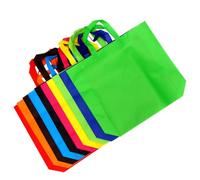 Garneck 12piezas Bolsas De Compras No Tejidas Bolso De Hombro De Gran Capacidad Bolsa De Almacenamiento Creativa Portátil para Compras para Mujeres y Niñas Color Aleatorio