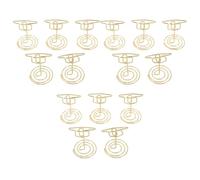 Garneck 15 Clips Porta Fotos de Doctorado Dorados Forma de Birrete, Soporte para Tarjetas de Mesa y Notas, Juego de 15 Piezas para Graduación, Bodas y Decoración de Eventos