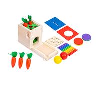 Garneck 1Juego Montessori Coin Box Toy Sensory Learning Toy For Compact Educational Plaything For Early Math Skills