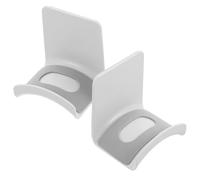 Garneck 2 Ganchos de Pared sin Taladrar Blancos Perchero para Cocina y Baño Colgador Resistente para Abrigos y Utensilios Fácil Instalación sin Daños Adecuado para Espacios Reducidos