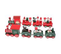 Garneck 2 Juegos Adorno Navideño de Tren Infantil Estilo Cartoon de Juguetes para Decoración de Navidad Accesorios Coloridos para un Festivo