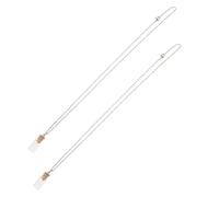 Garneck 2 Piezas Collar de Semillas Mostaza Vial de Vidrio Joyería Religiosa Pequeña para Hombres y Mujeres Regalo Espiritual Discreto y Ligero Accesorio de Fe Cristiana Pack