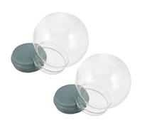 Garneck 2 Piezas Cubierta De Globo De Nieve Decoraciones De Globos De Nieve Campana De Cristal Transparente