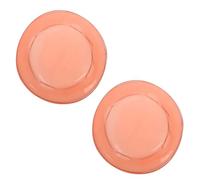 Garneck 2 Piezas Cubierta de Protección para Detector de Humo Abs Naranja | Protección Versátil contra Partículas, Instalación Rápida, Estilo Minimalista, Uso en Cocina y Repostería