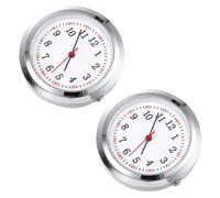 Garneck 2 Piezas de Esfera de Reloj de Bolsillo para Enfermeras Diseño Conciso, Cristal Transparente E Intuitivo, Ideales para Manualidades Creativas y Uso Práctico Varios Estilos