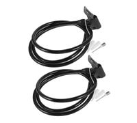 Garneck 2 Piezas Manguera de Inflación para Bicicleta Adaptador de Válvula Dual para Válvulas Presta y Accesorios de Bomba de Aire Portátil Manguera Resistente al Frío para Neumáticos