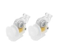 Garneck 2 Piezas Mecanismo de Inclinación para con Control de Cuerda Repuesto para Horizontales con Varilla Hexagonal Compatible con Accesorios de Cortinas