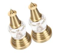 Garneck 2 Piezas Miniatura de Torre Pagoda de Estatuilla Decorativa de Accesorios de Jardín Zen Charm para Almacenamiento de Objetos Pequeños