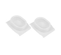 Garneck 2 Piezas Soporte de Seguridad para Cortador de Verduras Multifuncional Protector de Dedos Compacto y Duradero para Mandolina y Trituradora de Alimentos