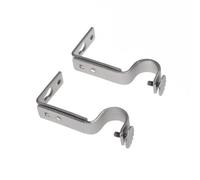 Garneck 2 Piezas Soporte para Barra de Cortina Ajustable Montaje Fácil Resistente y Duradero Diseño Vintage para Ventanas y Decoración del Hogar de Acabado Níquel Arena