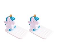 Garneck 2 Piezas Soporte para Teléfono de Unicornio, Atril para Móvil, de Plástico Azul, Divertido y Creativo, para Decoración del Hogar