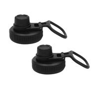Garneck 2 Piezas Tapas para Botellas Deportivas a Prueba de Fugas Boquillas de Boca Ancha, Diseño Ligero y Material PP Silicona para Fácil Uso y Almacenamiento