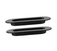Garneck 2 Piezas Tiradores de Puerta Ocultos Inoxidable Recesados para Armarios y Muebles Diseño Moderno y de Espacio Manijas Invisibles para Puertas Correderas y Gabinetes