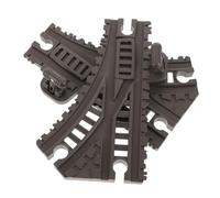 Garneck 2 Piezas Vías de Tren Accesorios Plástico Flexible de Vías de Tren Pendientes Compatible Construcción de Ferroviarios