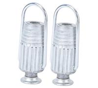 Garneck 2 Tensores De Cuerdas De Aluminio Para Tendedero De Ropa - Ideales Como Poleas Para Facilitar El Secado y Mantener La Tensión En Las Cuerdas