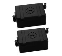 Garneck 2 Unidades De Caja para Dispositivo Electrónico Receptor Esc para Coche Accesorio Esc Protector De Receptor Caja De Transmisor Caja De Transferencia Plástico Negro