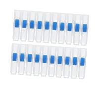 Garneck 20 Piezas de Reguladores de Flujo para Laboratorio y Medicación, Control de Precisión, Plástico Blanco, Accesorios para Ajuste Seguro de Tubos