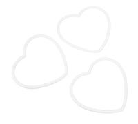 Garneck 20piezas Anillos Forma De Corazón Para Atrapar Sueños Material Para Manualidades Para Decoración De Hogar y Actividades Creativas