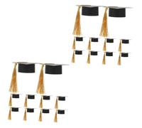 Garneck 20piezas Sombreros De Graduación Decorativos Borlas para Copas De Accesorios De Fiesta De Graduación Cubiertas para Copas De Diseño Elegante y Original