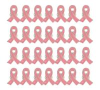 Garneck 24 Insignias De Lazo Rosa Alfileres De Solapa Con Lazo De Concienciación De Aleación De Zinc Con Clip Para Vestido Alfiler De Concienciación Sobre El Cáncer De Mama Alfiler