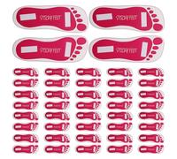Garneck 25pares Protectores Adhesivos de Pies para Spray Tanning Almohadillas Desechables de Uso Único para Salones Bodas Festivales y Autobronceado sin Sol