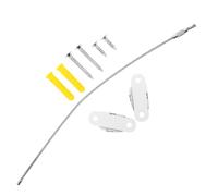 Garneck 2juegos Anclajes para Muebles Antivuelco Kit Antivuelco para Estanterías y Armarios Correas de Seguridad para Muebles Anclajes para Prueba de Bebés Escenario Seguridad