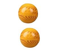 Garneck 2Pcs Bola De Salud De De Mar Bolas De Ejercicio De Mano Bolas De Lacrosse Bolas De Resina Baoding Bolas De Salud Chinas Bolas De Masaje Masajeador De Bolas De Masaje