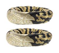 Garneck 2piezas Almohadilla Para Cuenco De Sonido Almohadilla Redonda De Algodón Para Cuenco Tibetano Soporte Para Músical Yoga y