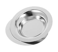 Garneck 2piezas Calentador para Derretir Velas de Té Plato de Metal Redondo Crisol de Cera para Aromas Bandeja para Quemadores de Cera