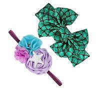 Garneck 2piezas Diademas Para Diademas Decorativas Lazo y Estrella De Mar Accesorios Cabello Elásticos Para Fiesta Infantil