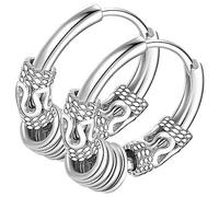 Garneck 2piezas Pendientes De Dragón Minimalistas De Aro Llamativos Para Hombre Forma De Dragón Para Fiesta Pequeños Aros De Moda