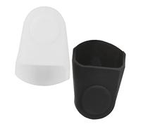 Garneck 2piezas Protector Boquilla Saxofón Cubierta Duradera Blanco y Negro Accesorio De Protección Para Boquillas De Saxofón y Clarinete Resistente y Segura Para Músicos