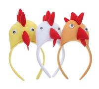 Garneck 3 Piezas Disfraz de Pollo con Diadema Accesorios de Fiesta para Incluye Gallina Amarilla Decoraciones de Fiesta Originales