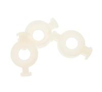 Garneck 3 Piezas Placas de Resorte para Válvulas de Instrumento de Viento de Plástico Claro 1.80X1.00X0.30Cm Repuestos Fáciles de Reemplazar para Instrumentos de Viento