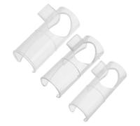Garneck 3 Piezas soplador de flauta ayuda para soplar flauta suministros dizi protector de almohadilla de flauta bocadillo boquilla de flauta universal flautista nylon Transparente