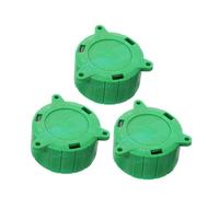 Garneck 3 Piezas Tapa protectora del enchufe tapón de protección del enchufe cubierta de gancho de remolque enchufe del gancho del remolque cubierta del conector el plastico Verde